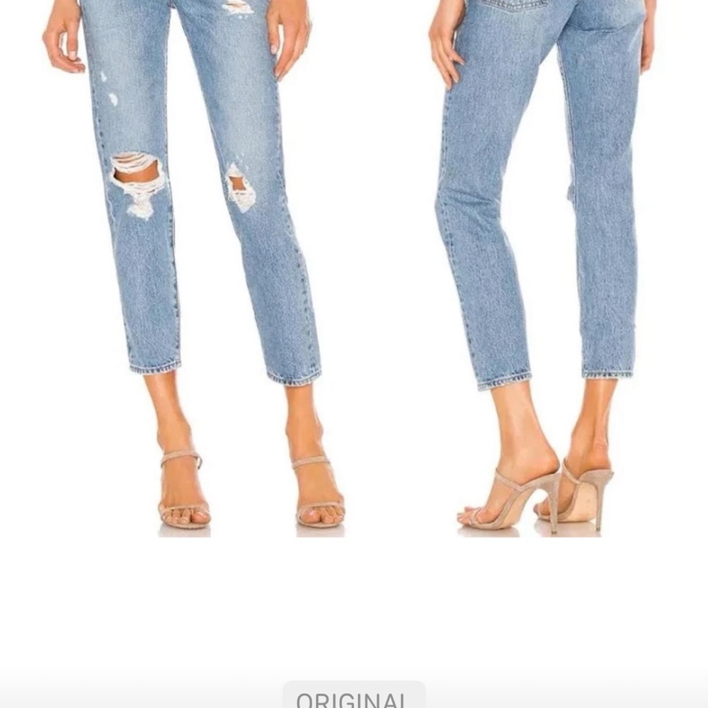 Levi’s Womens Wedgie Straight 27 X 28 Button Fly High Rise Medium Wash